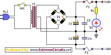 60 Watt Audio Power Amplifier Circuit Diagram - The Circuit