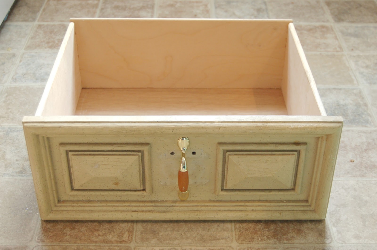 Diary of a Crafty Lady Old Drawer Ottoman