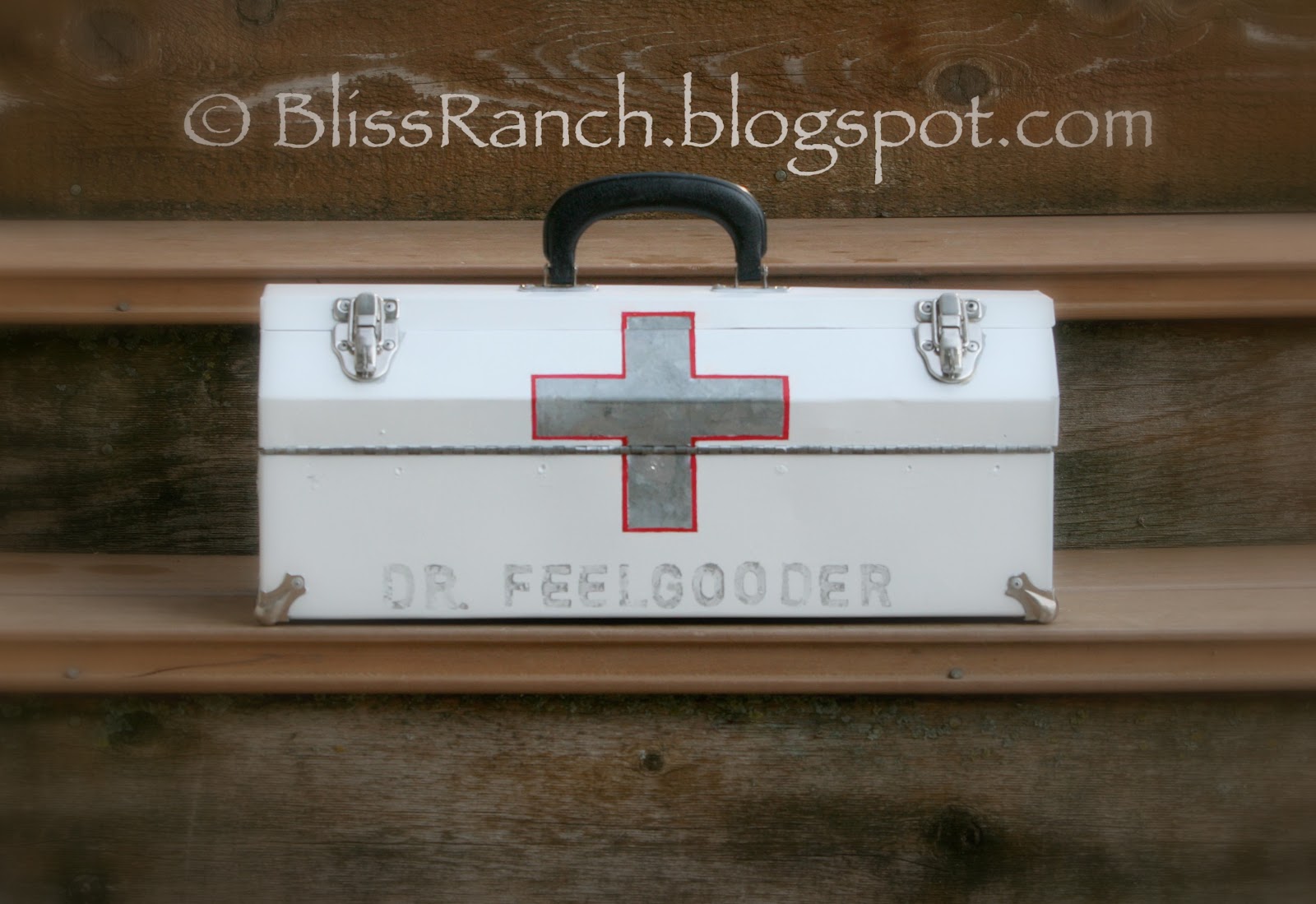 Bliss Ranch Home First Aid Kit Recycled Tool Box