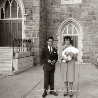 Maurice and Jacqueline Belair with their godson