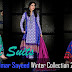 The House Of Umar Sayeed Winter Collection 2013 For Women | Printed Winter Dresses By Umar Sayeed