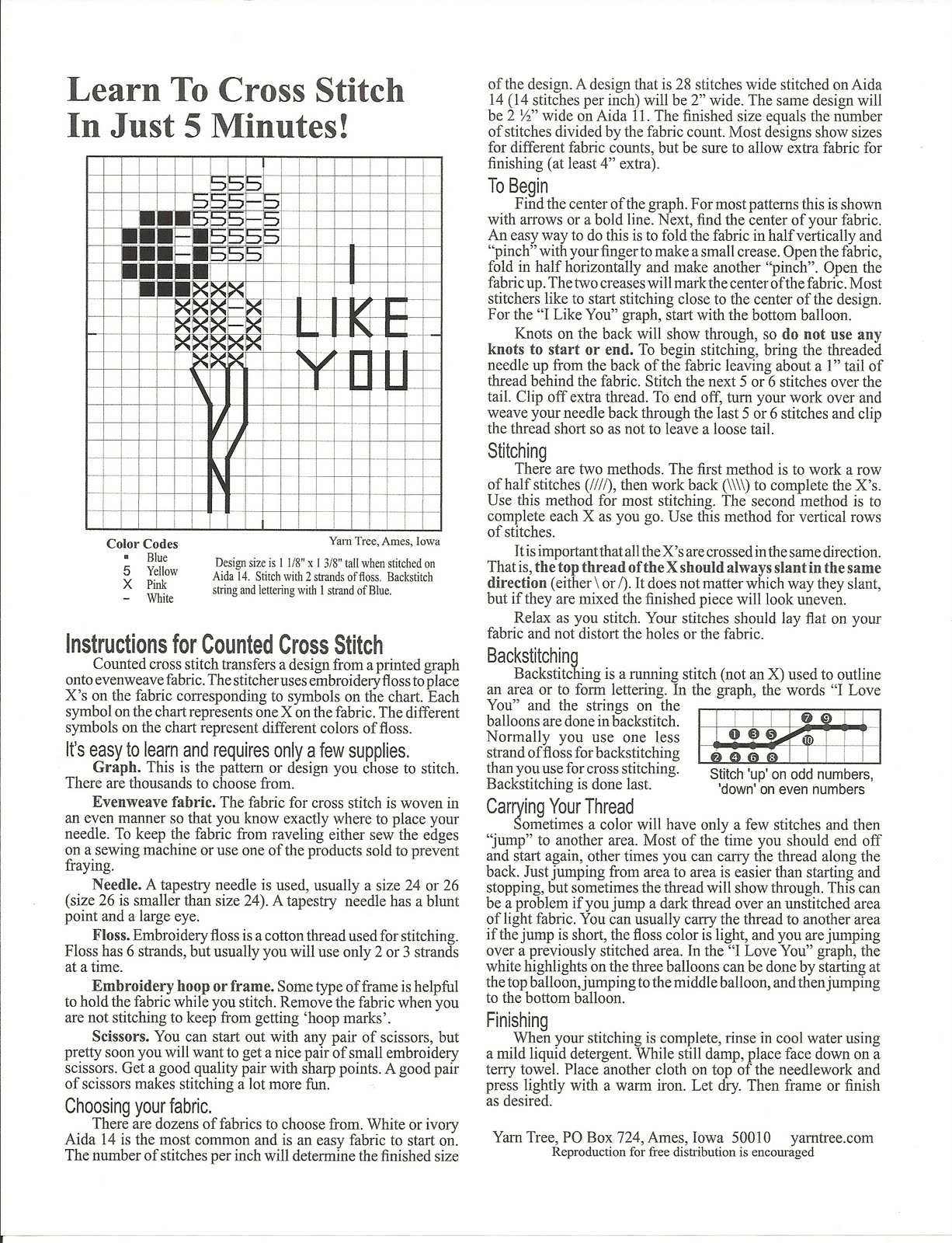 Homemaker's Journal Learn Something New this Summer CrossStitch in 5 Minutes