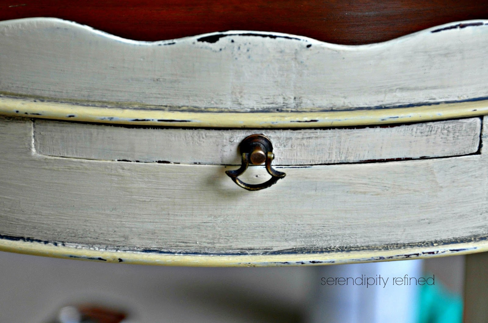 Serendipity Refined Blog Roadside Rescue Side Table Chalk Paint/Tinted