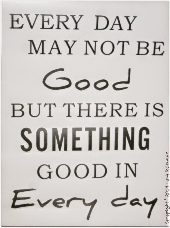 Hallatar Something good in every day