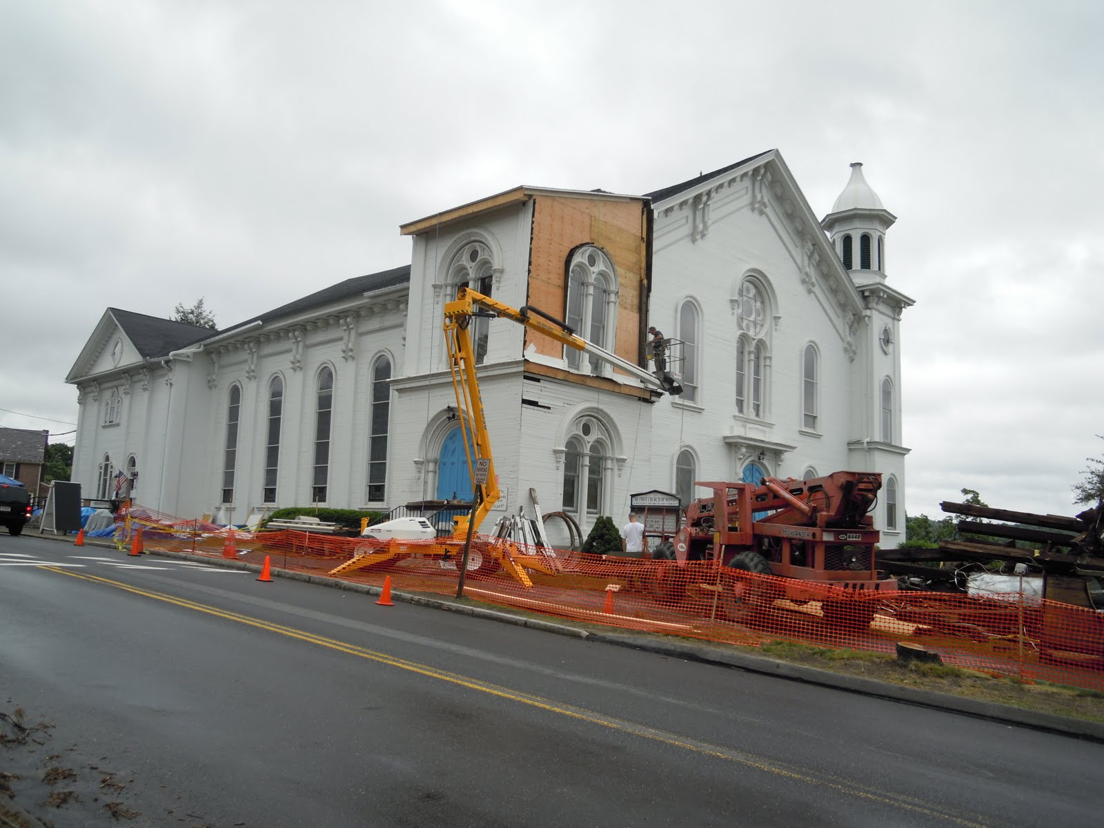Marash Girl Doing the Lord's Work Tornado Relief at the First Church