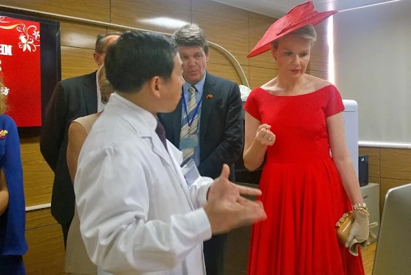 Queen Mathilde visited the 9th Peoples Hospital in Shanghai
