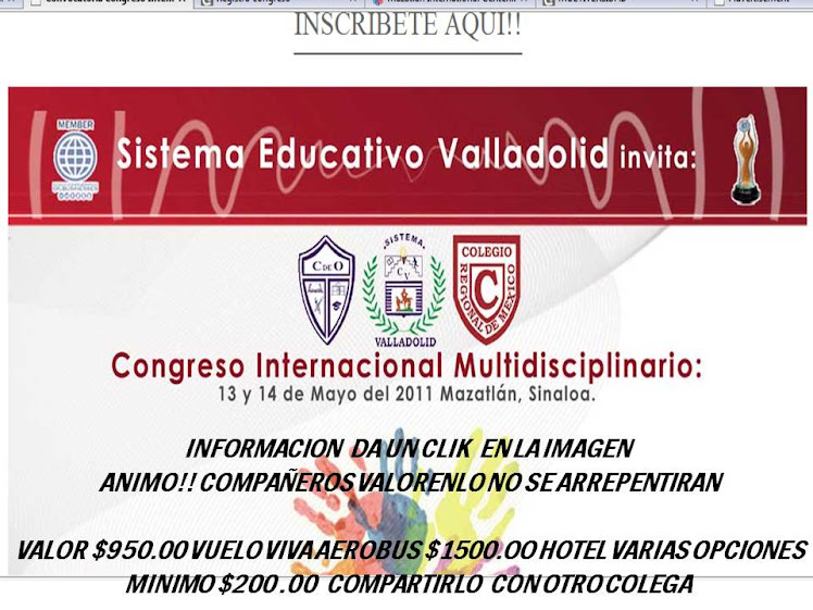 INVITACIÓN PARA LO DEL CONGRESO 2011
