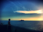 Pedro Schlepper watching the sunset from Costa Brava ClubSão Conrado, . (pedro watching the sunset)