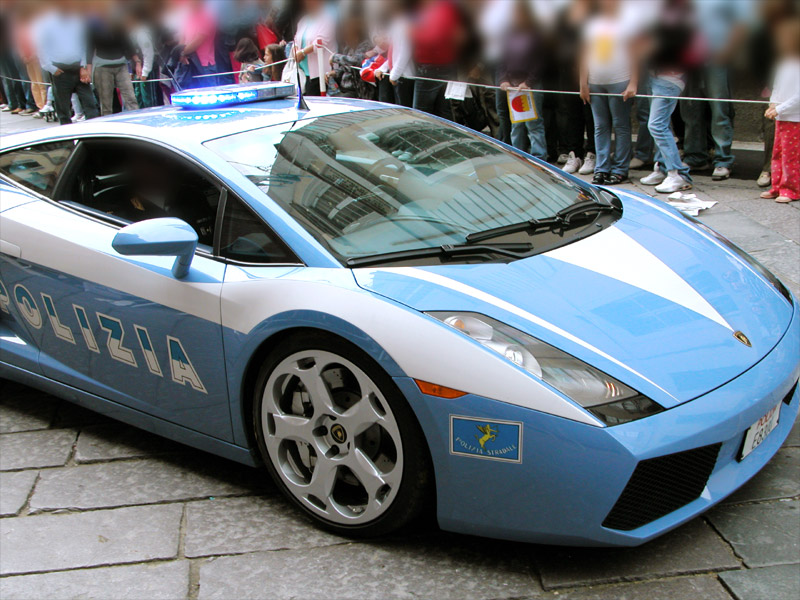 Lamborghini Gallardo 2004 полиция Италии