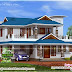 2350 sq. feet home model in Kerala