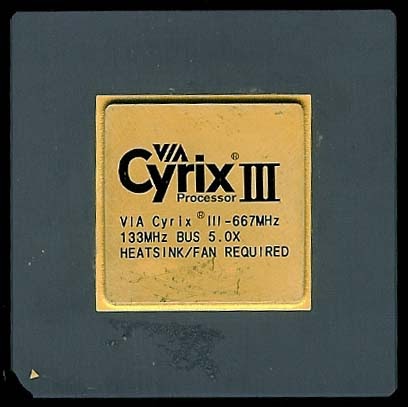Tudo sobre tecnologia Processadores Cyrix III