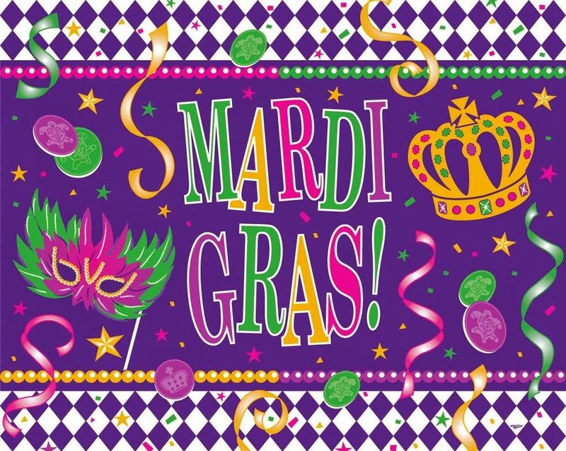 mardi gras photo cards