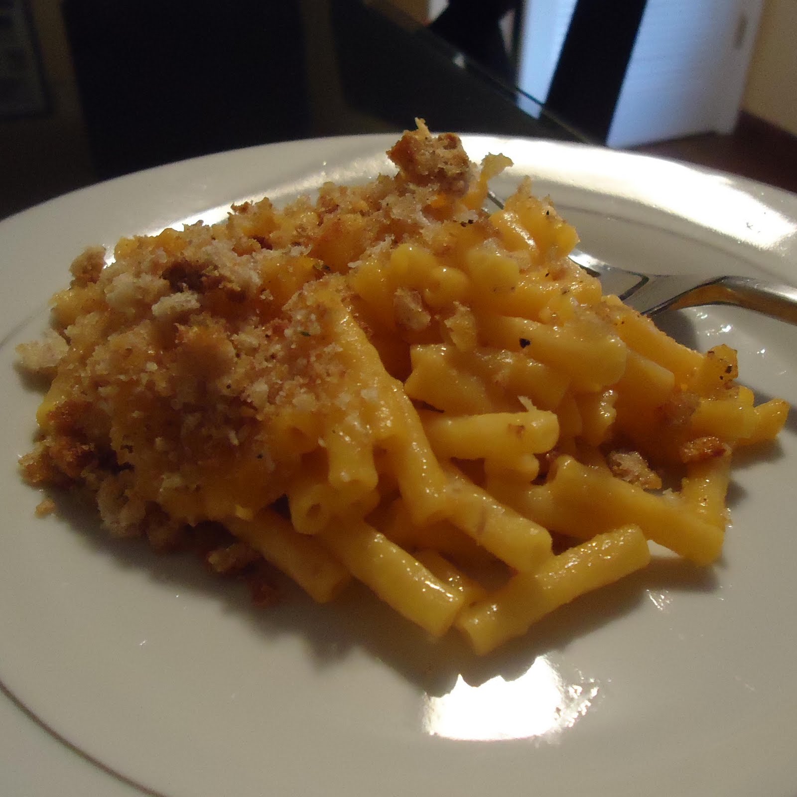 A Hungry Teacher.................... Stepped Up Blue Box Mac & Cheese
