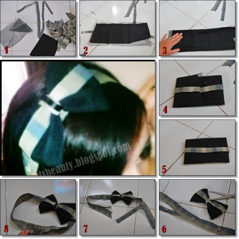 Tutorial Bandana dari Kain Sisa Make Dream Come True