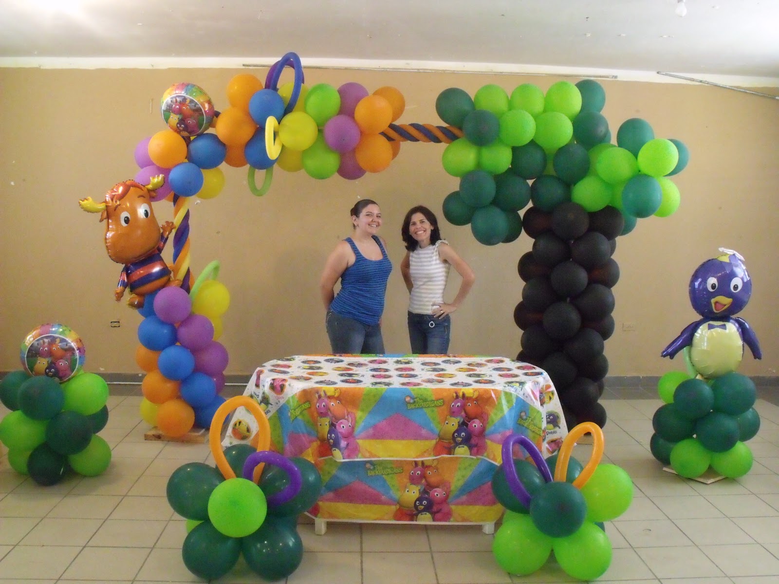 Party Angel Creations Backyardigans Bday Balloon Decorations