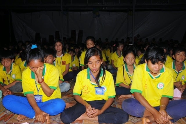 chùa hoa khai,khóa tu mùa hè,đăk nông,thắp nến,tri ân
