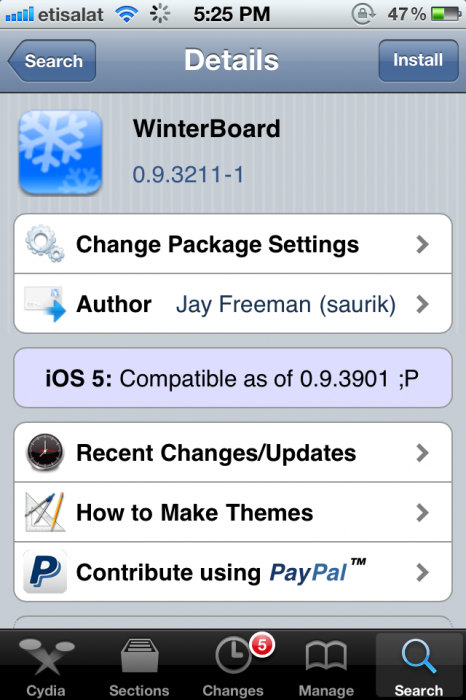 WinterBoard For iOS 5 Available for Download