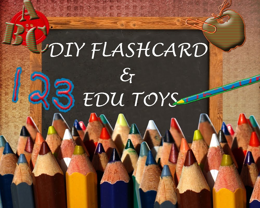 DIY Flashcard & Edu Toys