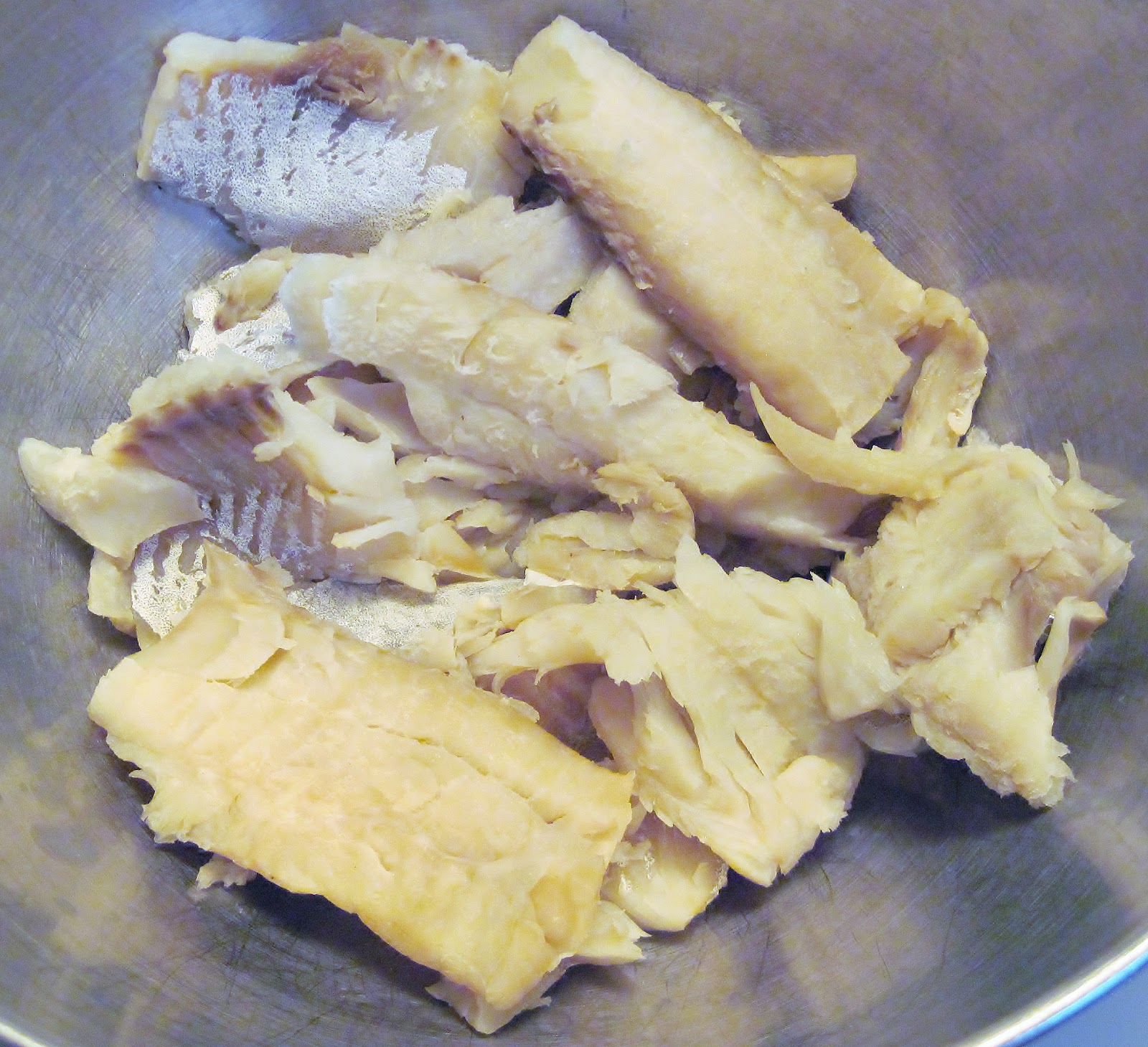 Carolina Sauce Company Salt Cod with Roasted Peppers, Potatoes & Onions