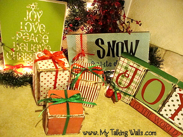 Download My Talking Walls Christmas Craft Kits PSD Mockup Templates