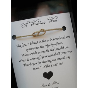 My Diy Wedding Wish Bracelet Favors