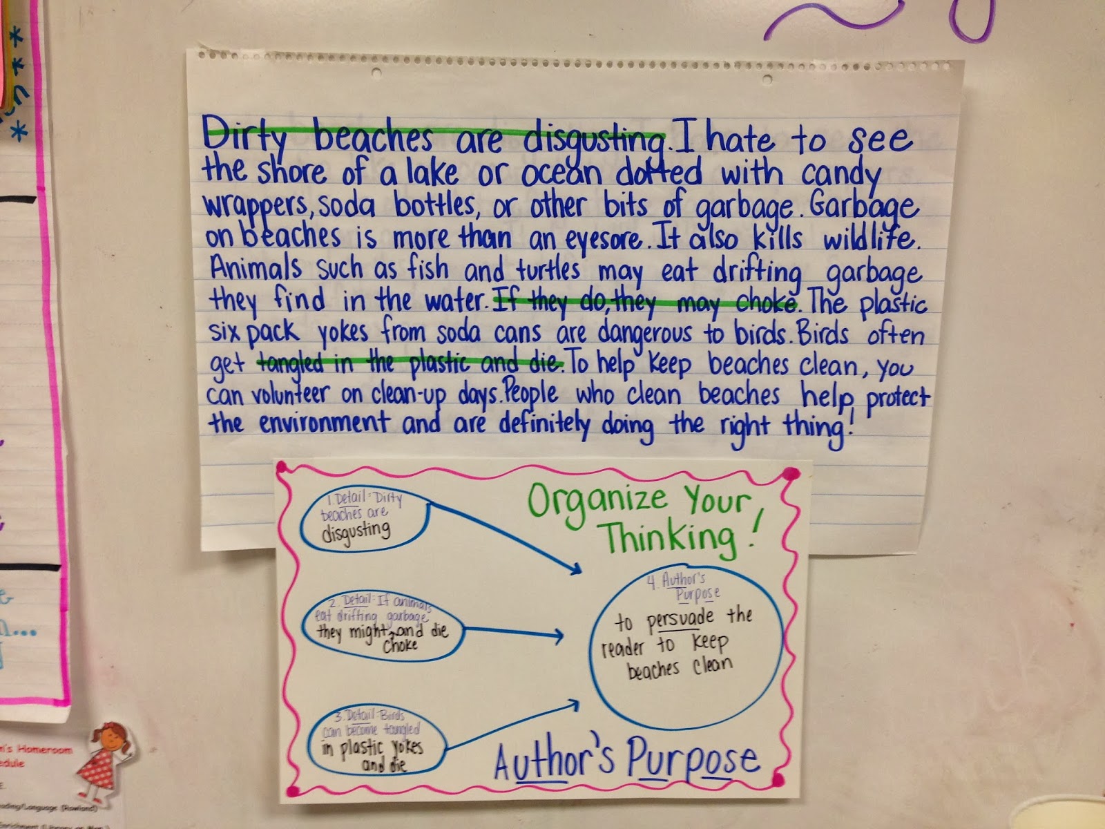 Life in First Grade: Author's Purpose