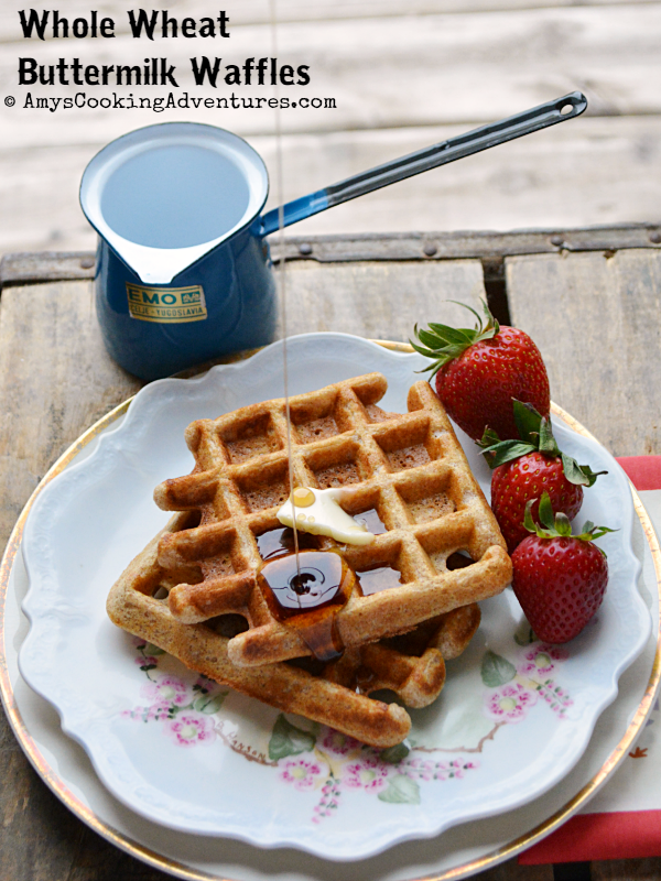 Whole Wheat Buttermilk Waffles