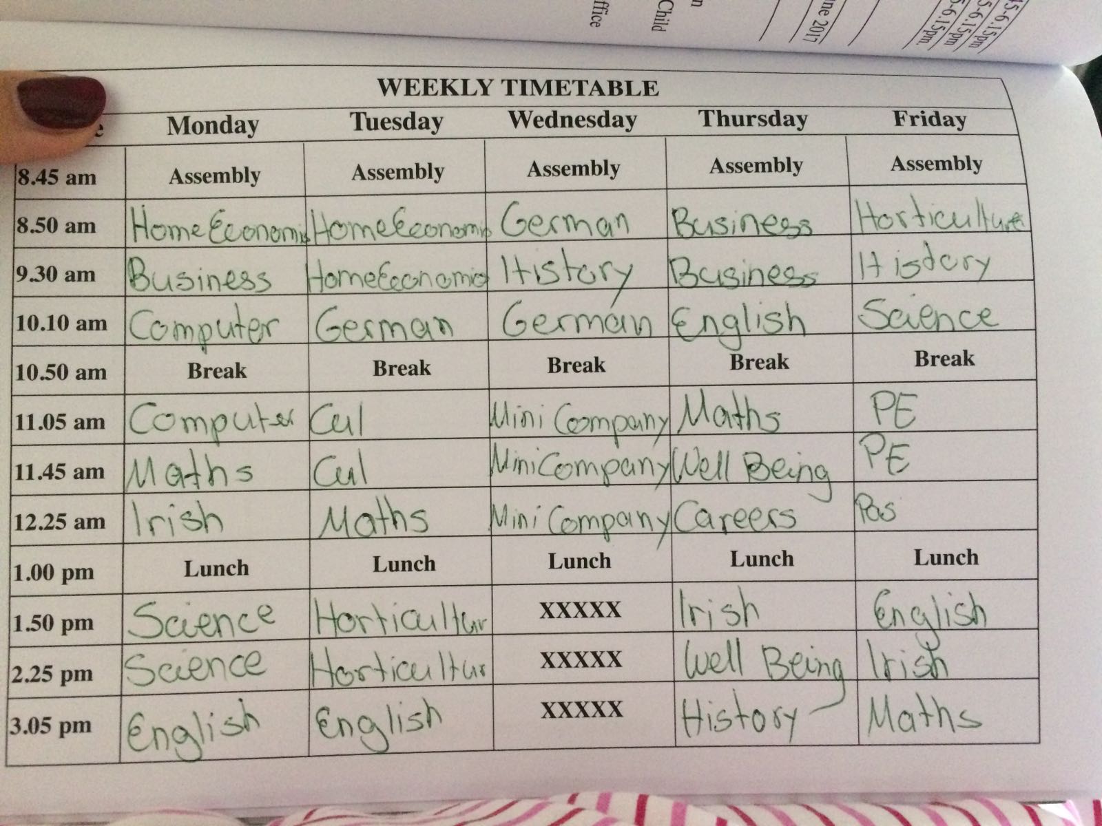 Wenn Die Reise Beginnt Schule Stundenplan