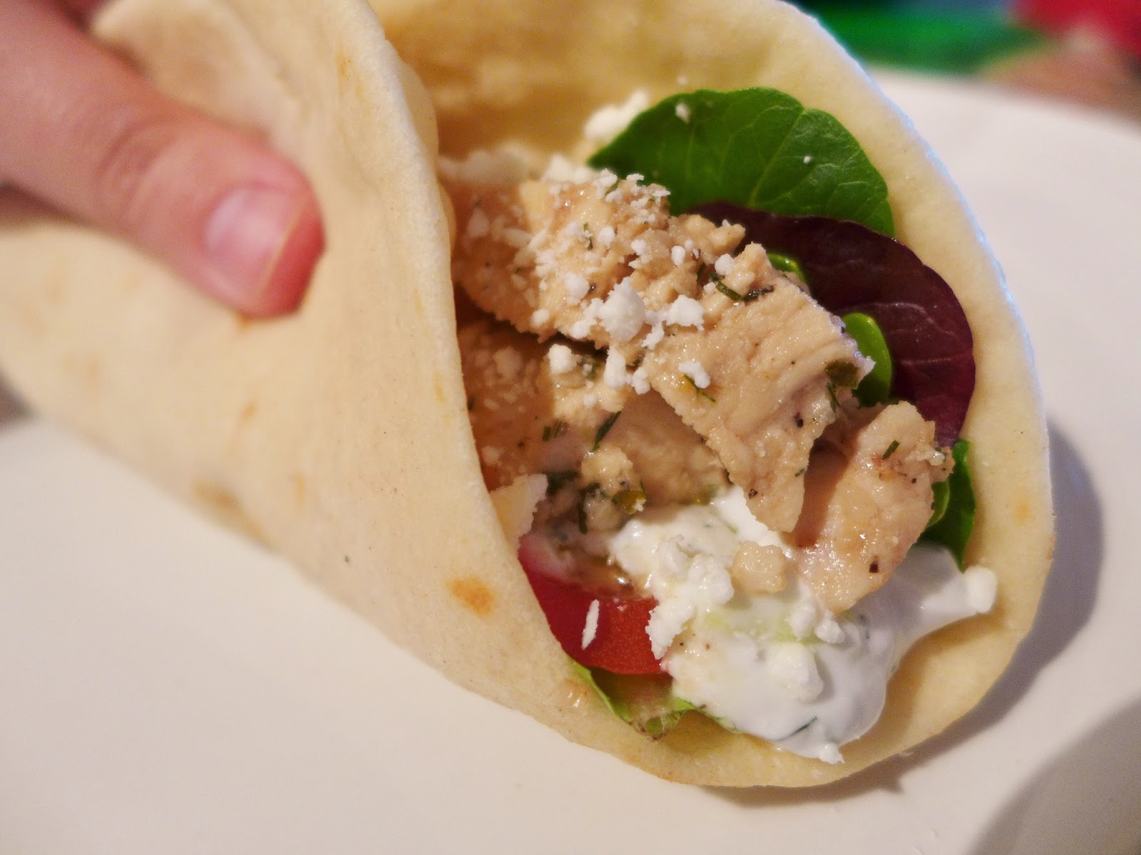 Dimples & Delights Chicken Gyros & Homemade Soft Pita Bread