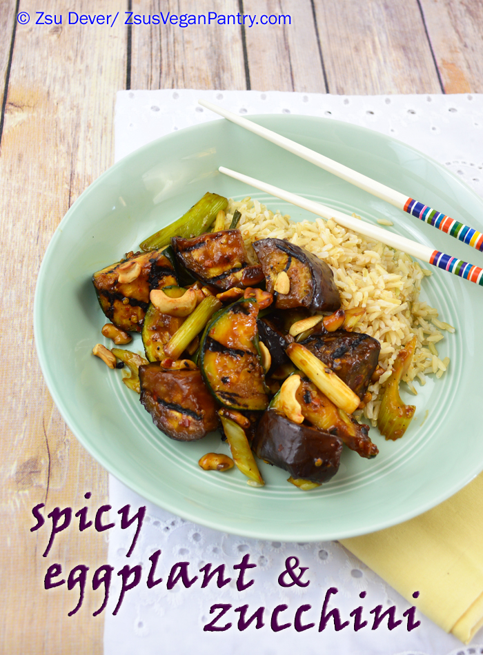 Zsu's Vegan Pantry spicy eggplant and zucchini