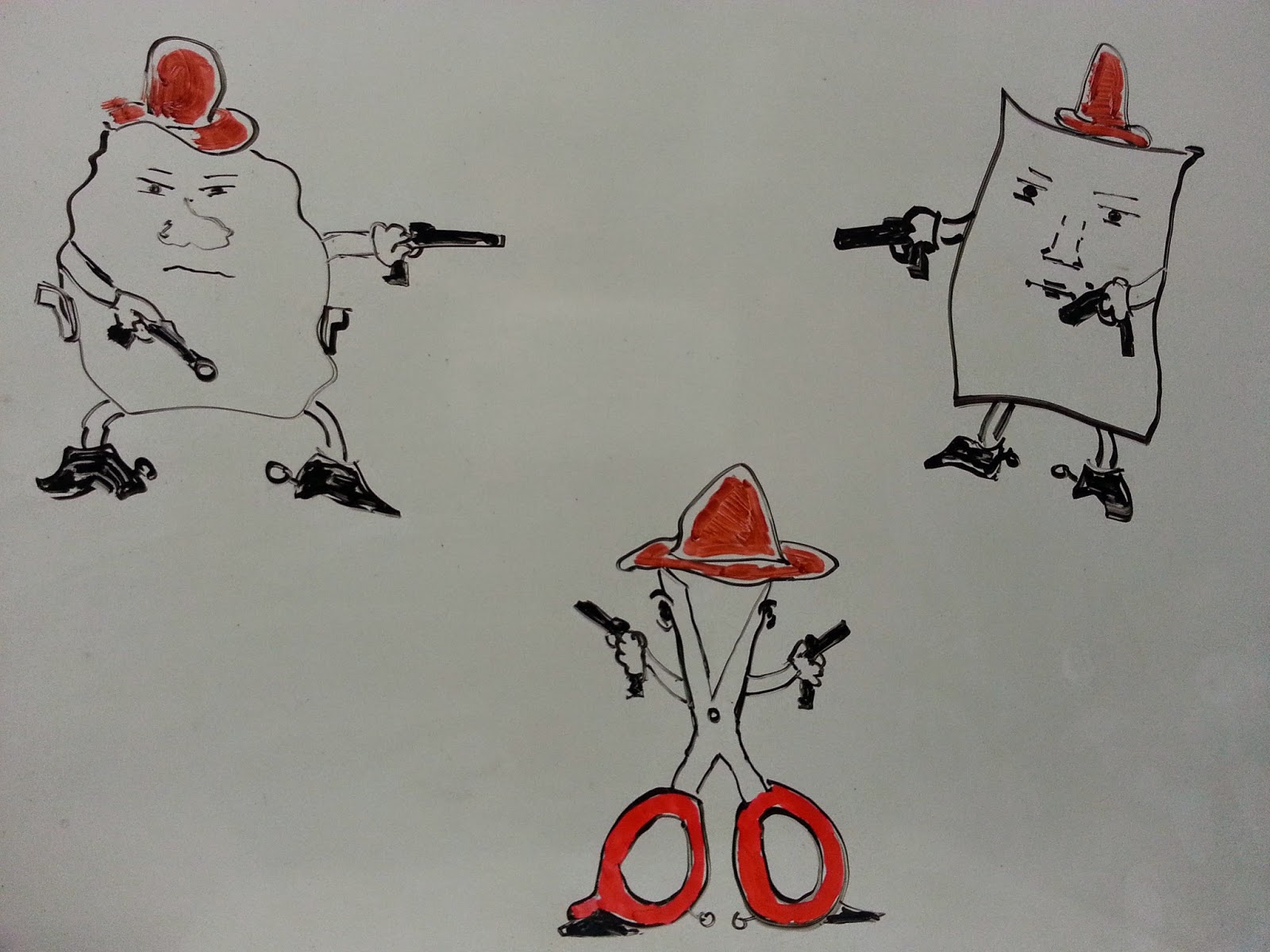 Thoughts Through Pictures Mexican Standoff!!