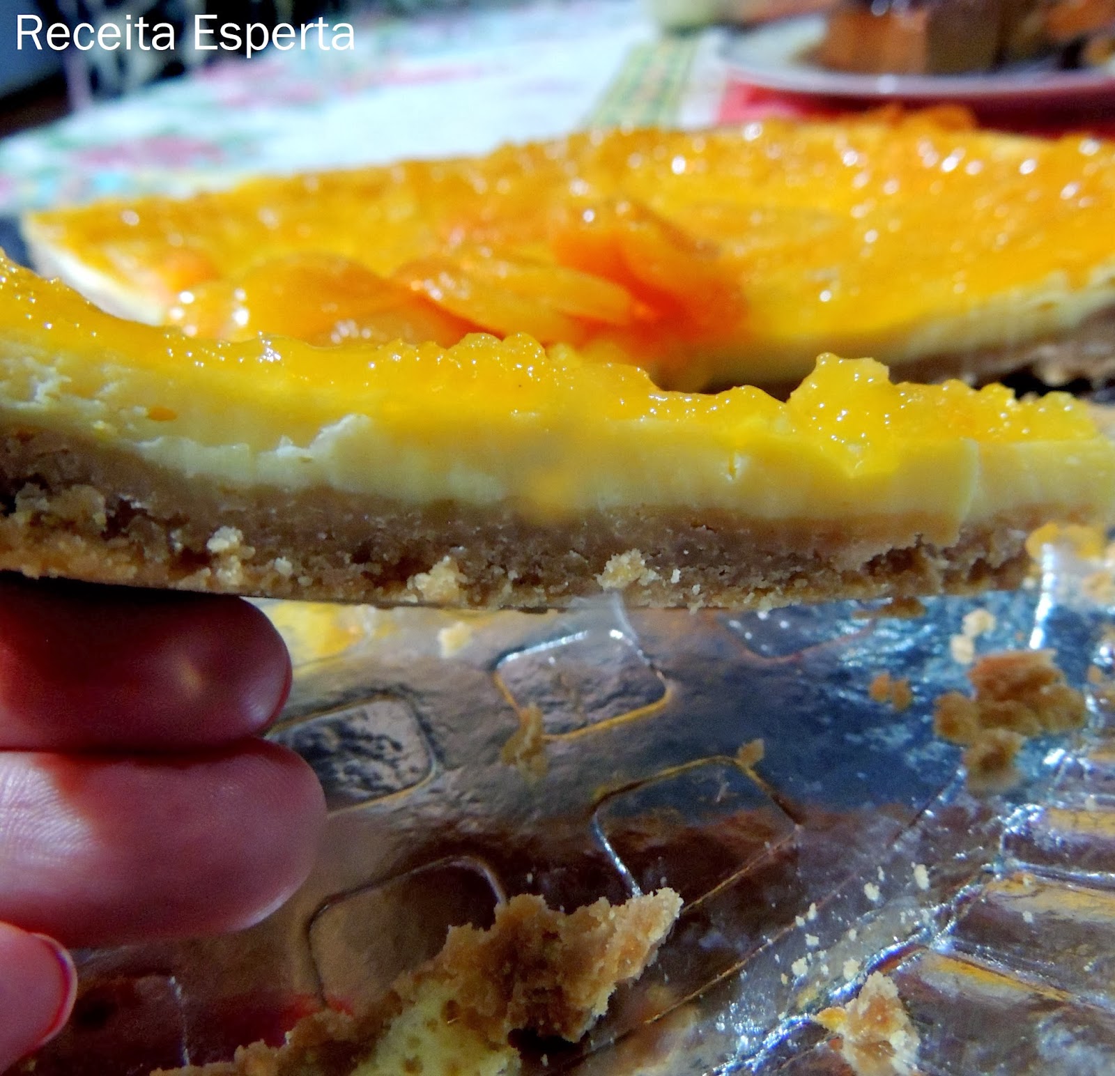 CHEESE CAKE COM CALDA DE DAMASCO Priscila Schulz RECEITA ESPERTA