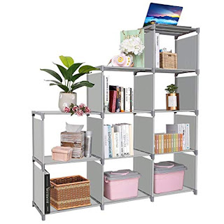 Clewiltess 9 Cube Diy Storage Bookcase Bookshelf For Kids Home