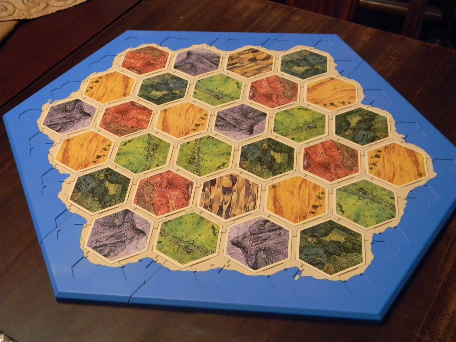 HowTo's by Chris Painting the Catan Board
