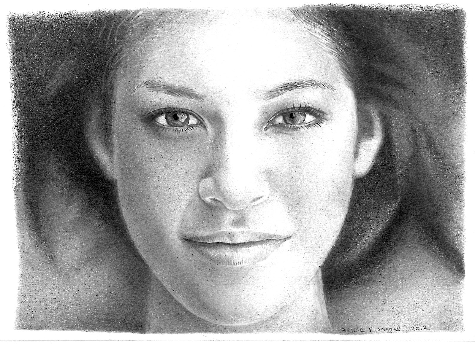 Woman Portrait Drawing