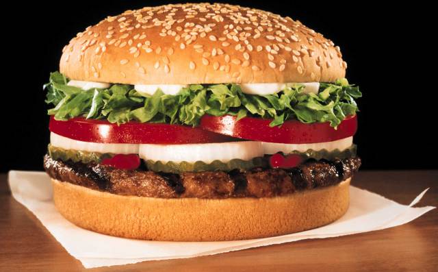 le whopper de BurgerKing 