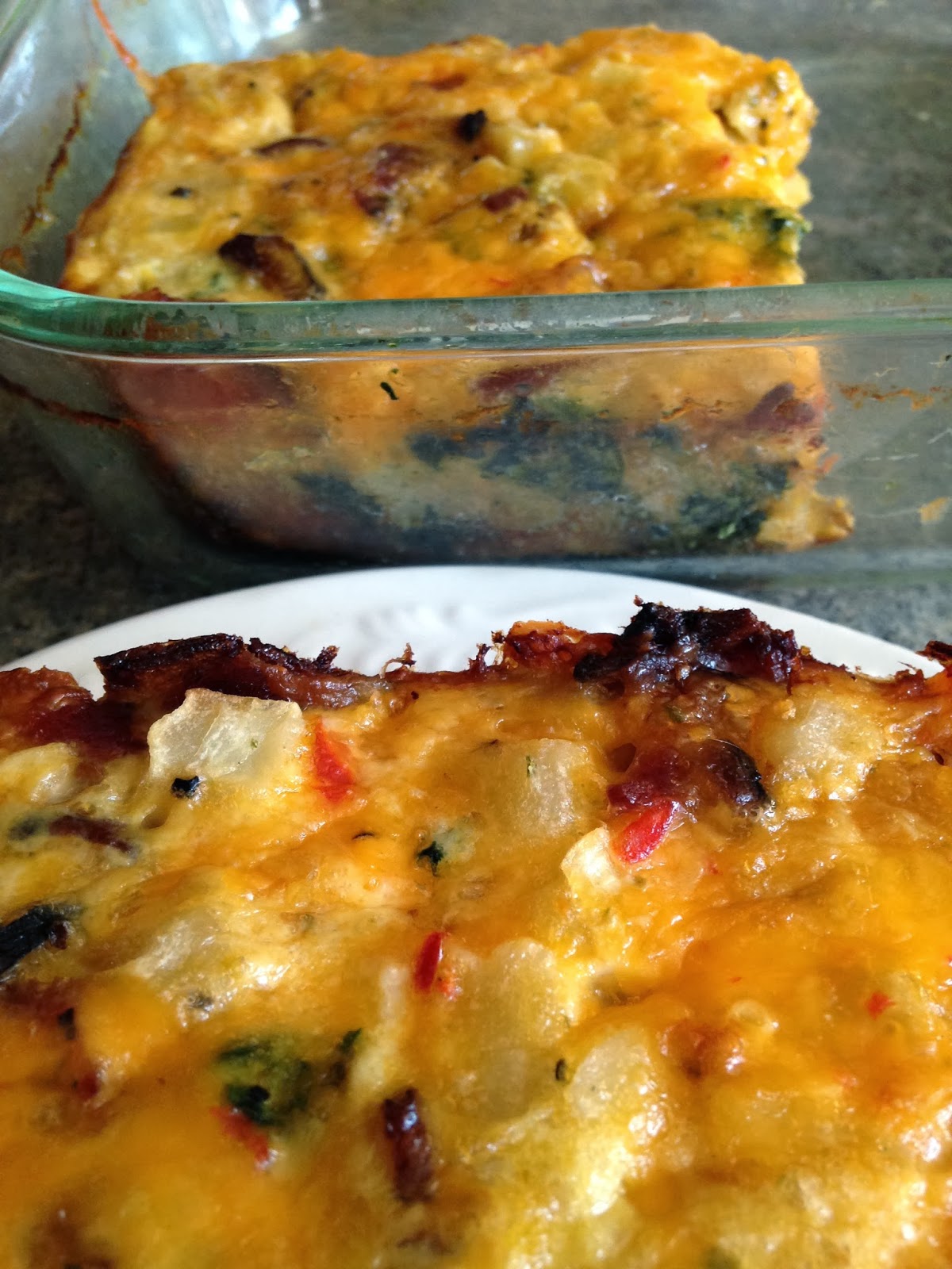 Turnips 2 Tangerines Bacon, Spinach, Cheese and Potato Bake