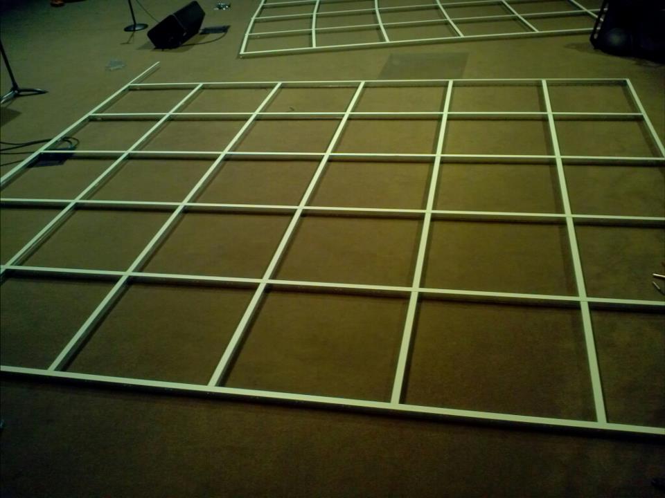 Neato Lights Stage Design Ceiling Tile Grid