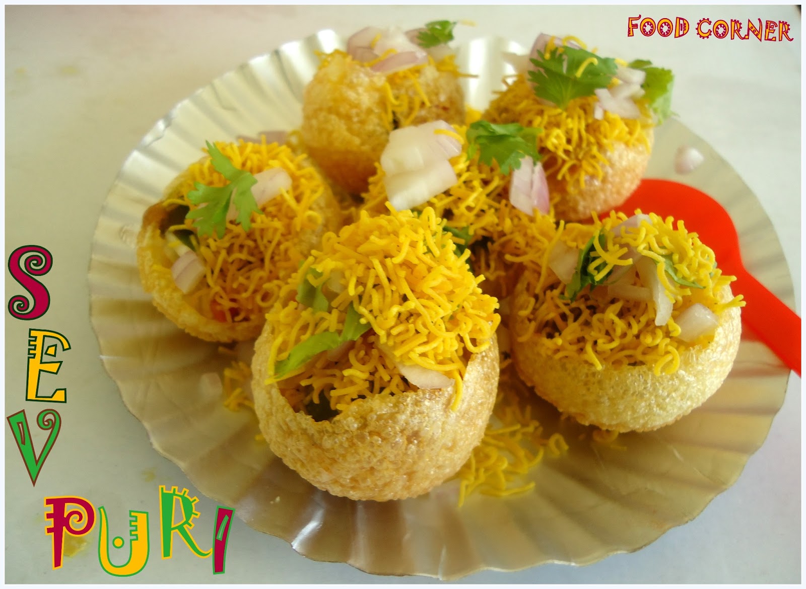 Sev Puri Recipe Sev Poori Recipe Kiran's Food corner