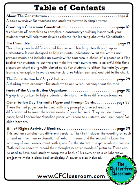 Constitution Day Activities, Ideas, Printables and ...