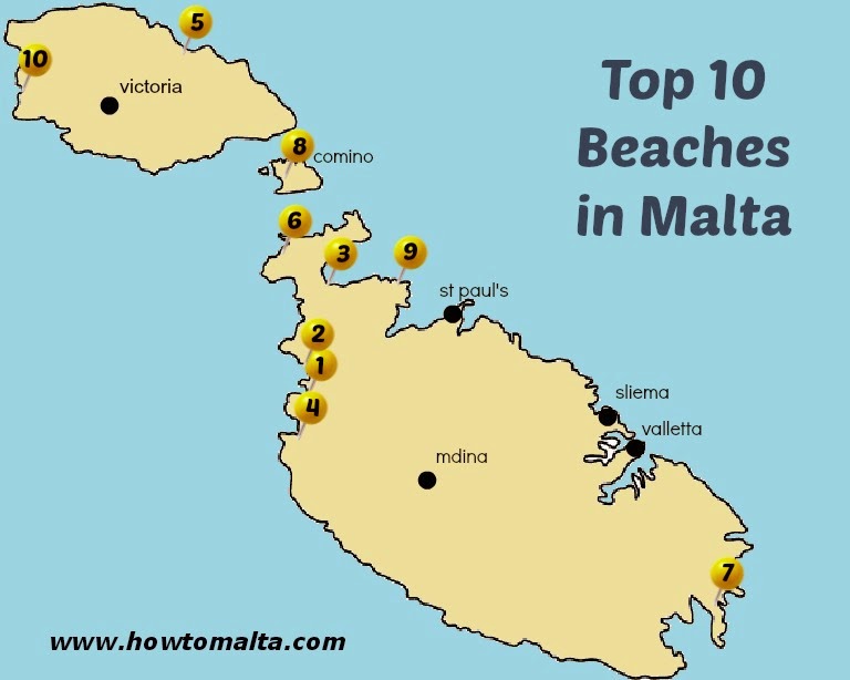 Top 10 Best Beaches in Malta Top 10 Best Beaches in Malta