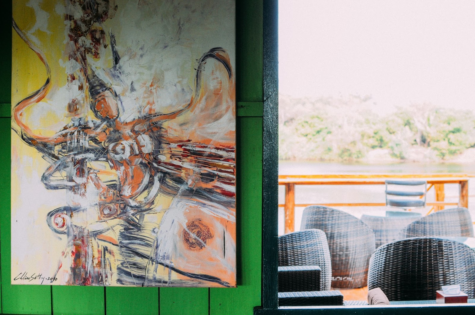 La Greenhouse, Kampot — 2 passeports, 2 sacàdos