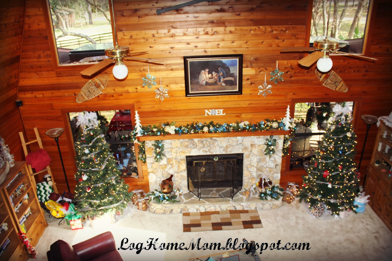 Log Home Mom Christmas Makes Me Feel Emotional