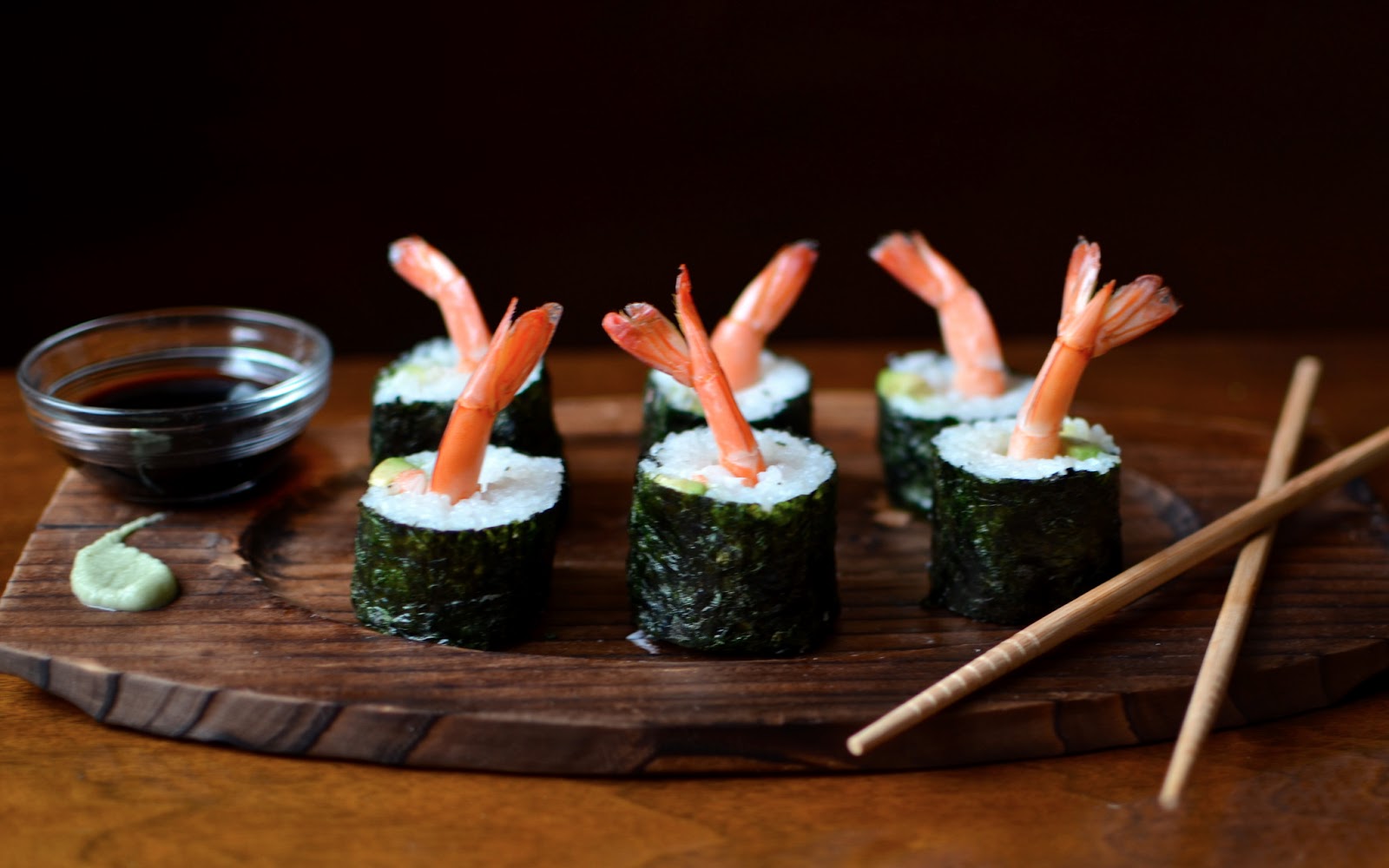 Yammie's Glutenfreedom Shrimp Sushi