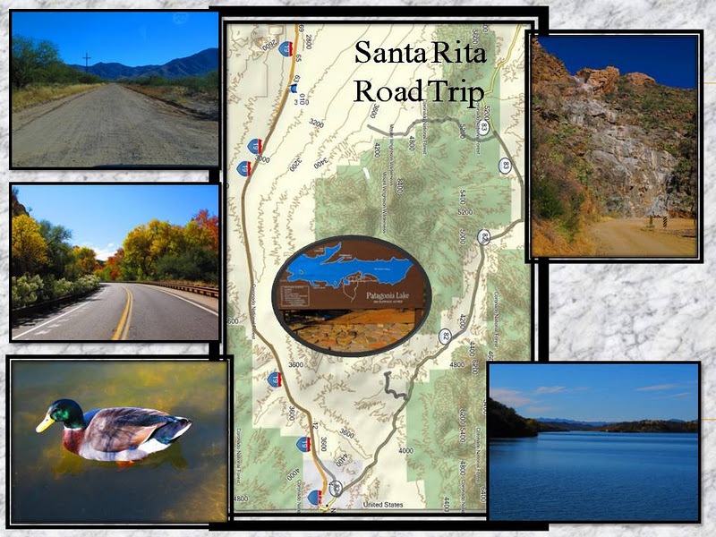 Road Trip America Drive Thru Santa Rita Mountains, Arizona