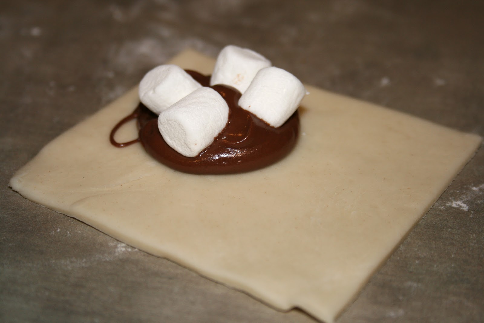 sugar & spice Nutella Marshmallow Turnovers