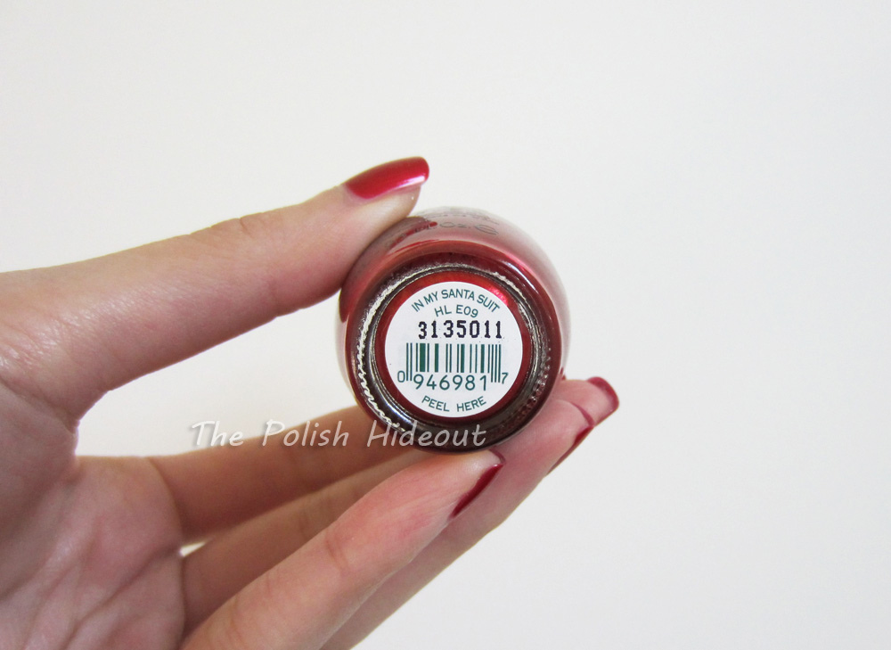 The Polish Hideout: OPI In My Santa Suit