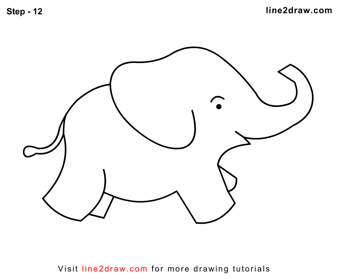 simple elephant drawing dog outdoor christmas decorations