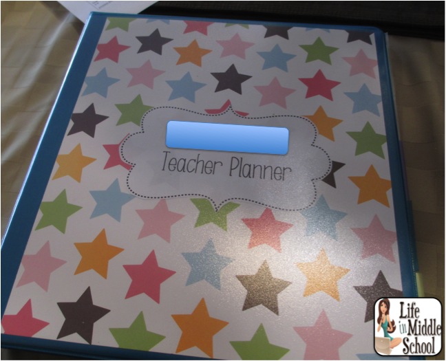 Life in Middle School Teacher Planner Notebook