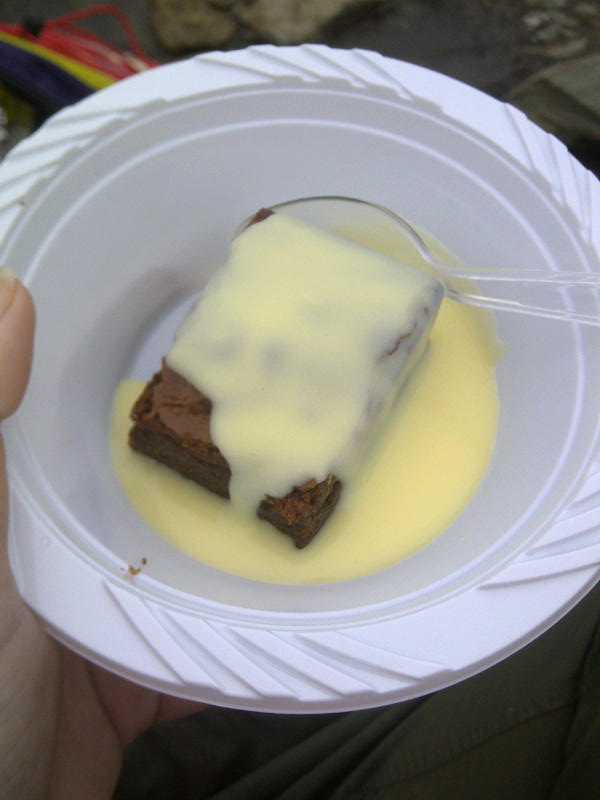 Heelwalker1 Deer, Mist, Chocolate Brownies & Custard